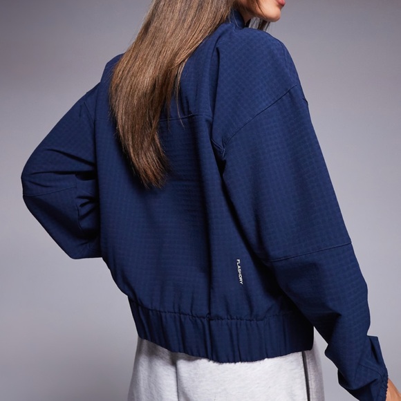 North Face Tekware Grid Ladies Quarter Zip-Up Jacket Navy Blue Siz Xl - Picture 5 of 15